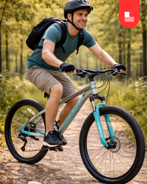 BICICL. R 24 H 6V OVERCOSS MONTAÑA VERDE