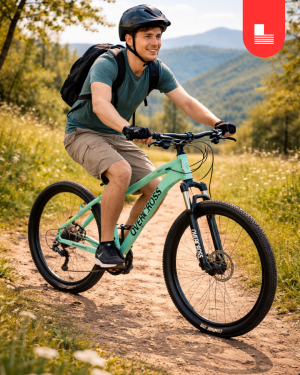 BICICL. R 27.5 21V OVERCROSS RIDE VERDE >6177049