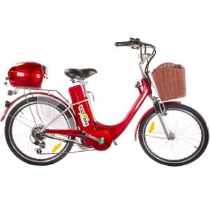 BICICL. ELEC. R 26 D 6V VOLTBIKE CLASICA LITIO ROJA