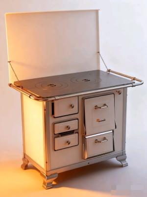 COCINA A LEÑA NATIVA N1 GABINETE BLANCO  >NAT-GABN1B