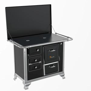 COCINA A LEÑA NATIVA N1 GABINETE NEGRO >NAT-GABN1NEG