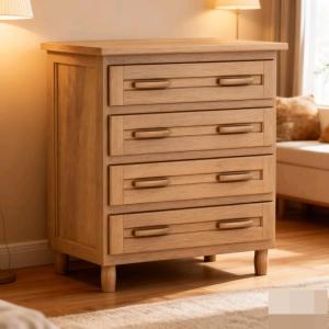 COMODA 4 CAJ. CAOBA  CAVAZOTTO >   NAT-COM4C