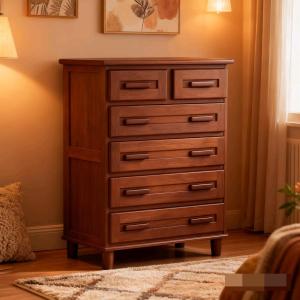 COMODA 6 CAJ. CAOBA CAVAZOTTO >     NAT-1102M