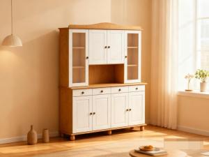 CRISTALERO 4 + 4 PTAS RUBI TECA/BL             >8963KB