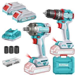 KIT LLAVE IMPACTO + ATORNILLADOR 66NM BAT. >TCKLI20275