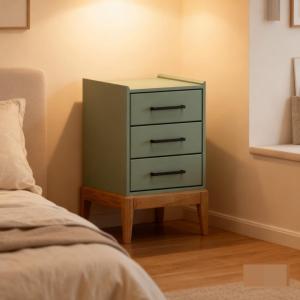 MESA DE LUZ 3 CAJ MILAO VERDE/MADERA > 2919VEF