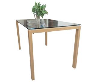 MESA FABIO 1.3 M C/ VIDRIO