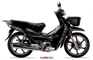 MOTO BACCIO PX 110 CC F  NEGRA
