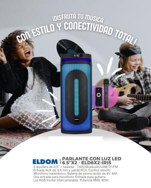 PARLANTE ELDOM 6X2-IRIS > ELD6X2-IRIS