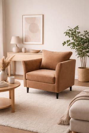 POLTRONA HELLEN KOMFORT MARRON>250117(750)(100910)