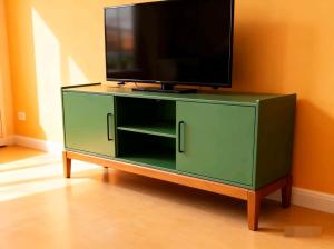 RACK 2 PTAS MILAO VERDE/ MADERA > 2917VEF