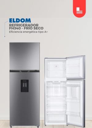 REFRIG. ELDOM NF 340 (334 LT) 2 PTA FRIO SECO INOX