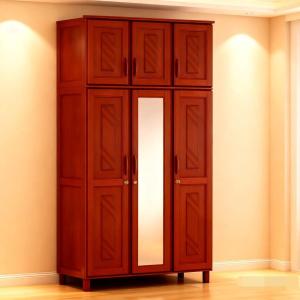 ROPERO 3 PTAS C/ESPEJO GRECIA CAOBA CAVAZOTTO> NAT-1059M