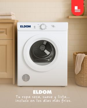 SECARROPAS ELDOM CARGA FRONT. 7 KG > AST70-1